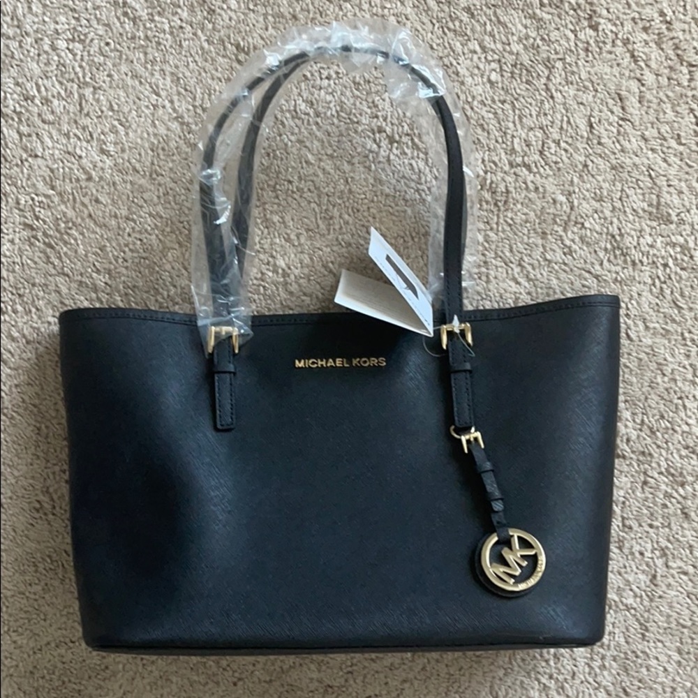 Michael Kors jet set travel tote.